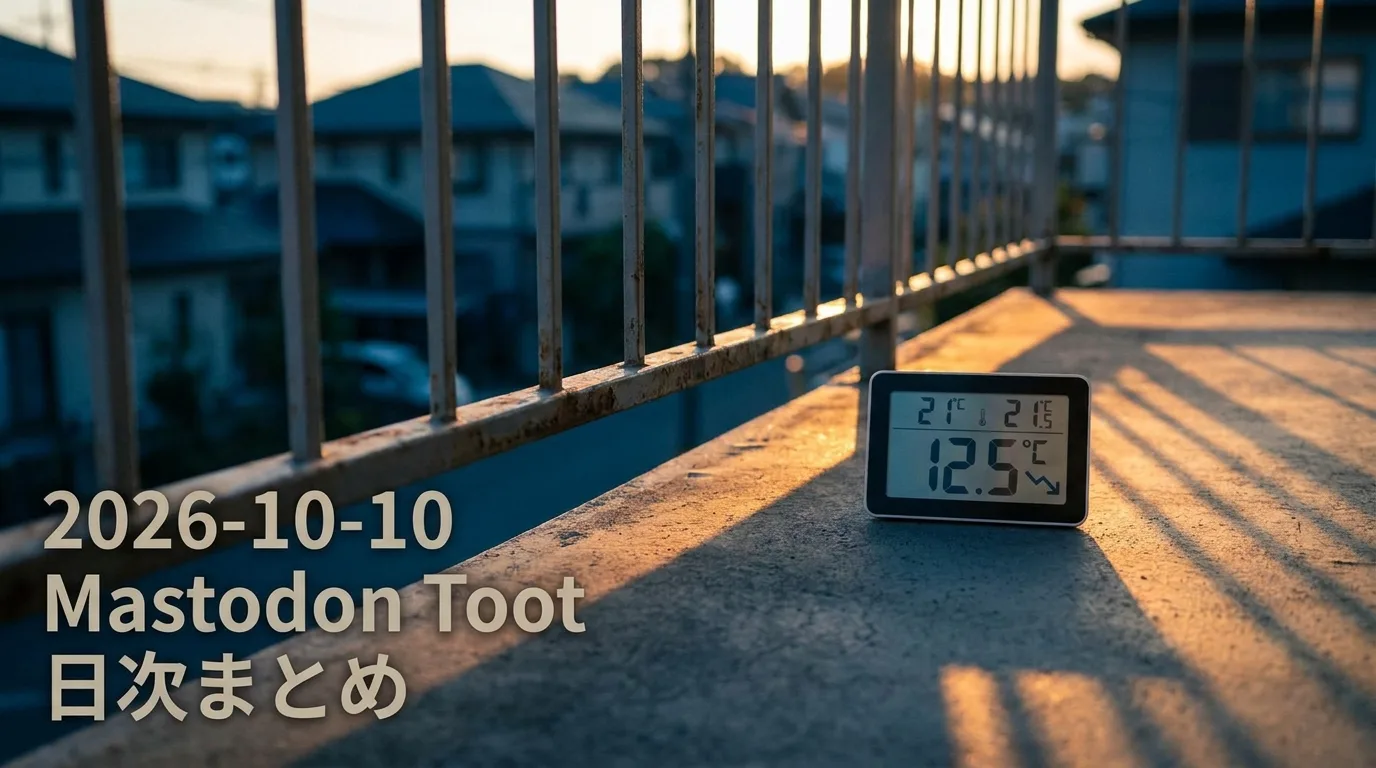 2026-10-10 Mastodon Toot 日次まとめ